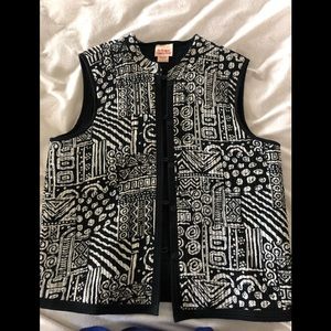 NWOT Reversible vest, gorgeous!